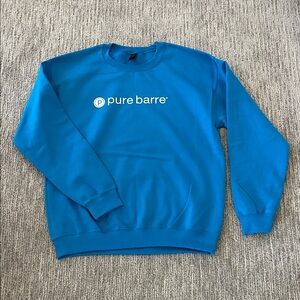 Private Label Bright Blue Crewneck Sweater